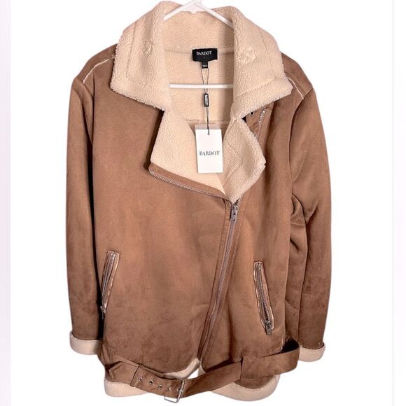 Bardot Shearling Faux Suede - Picture 6 of 7